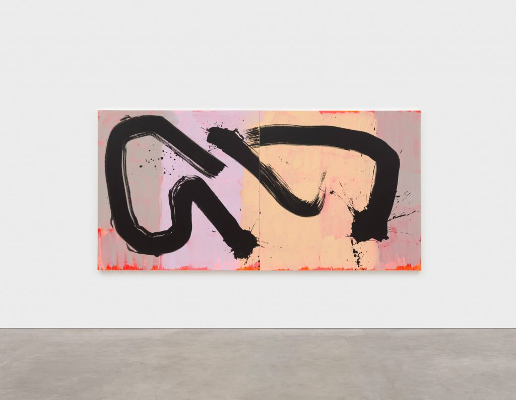 Max Gimblett, Juggernaut, 2019, 70 x 140 inches